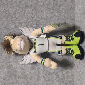 Bleacher Creatures Dallas Wings Lightning 10" WNBA Mascot Plush Figure NWT